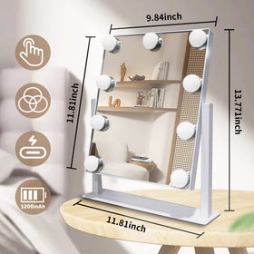 SLIMOON adjustable brightness modes for flawless makeup in any setting