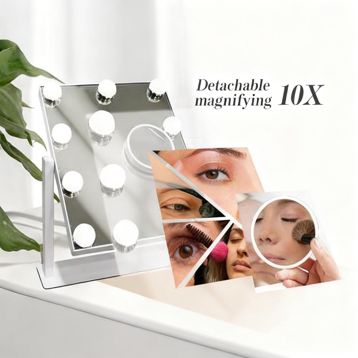 SLIMOON intuitive touch controls for quick lighting changes during routine