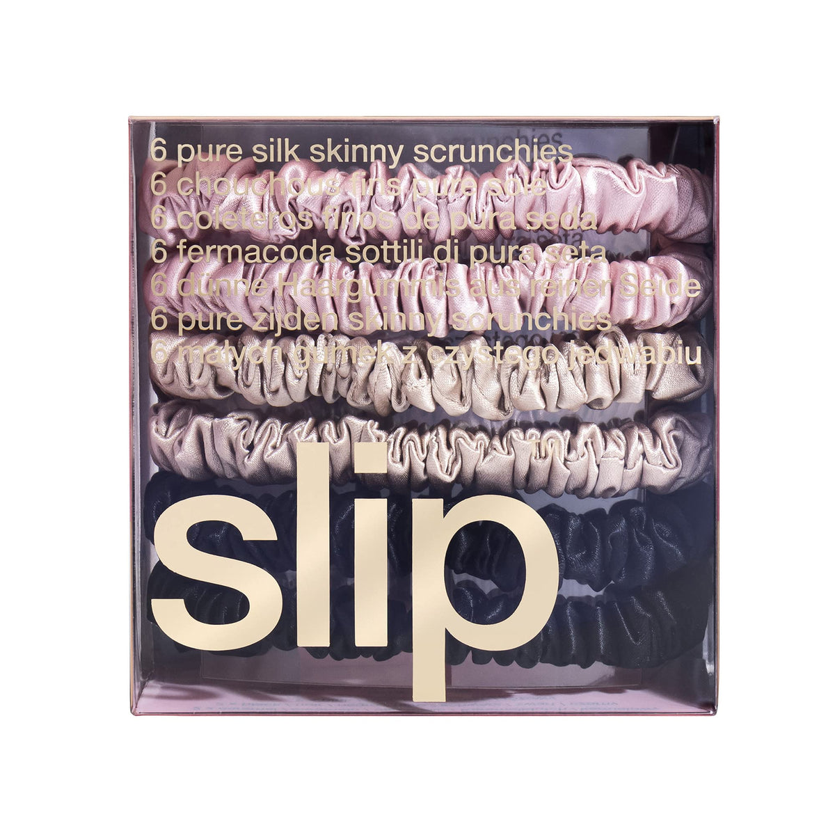 SLIP black wear provides secure, lightweight hair accessory for various looks.