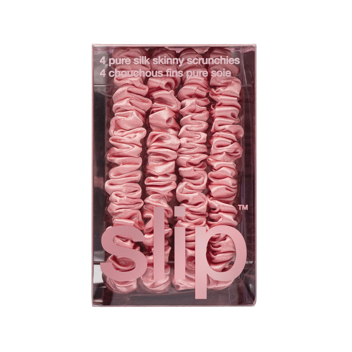 Includes four Rose scrunchies for versatile styling options