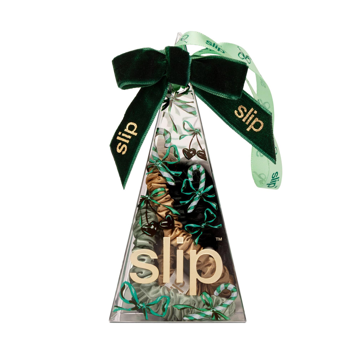 Silk texture close-up of Slip scrunchies highlighting premium material