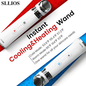 SLLIOS depuffing wand cooling mode close-up for instant relief.