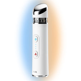 SLLIOS depuffing wand on under-eye area for refreshed look.