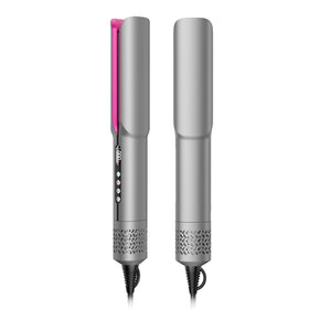 Slopehill 2-in-1 hair straightener and dryer for rapid damp styling and shine.