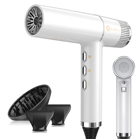Slopehill hair dryer with brushless motor for fast, efficient drying