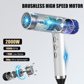 Slopehill hair dryer featuring intelligent fault diagnosis for quick troubleshooting
