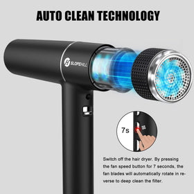 Slopehill hair dryer LED display clearly shows settings for easy control
