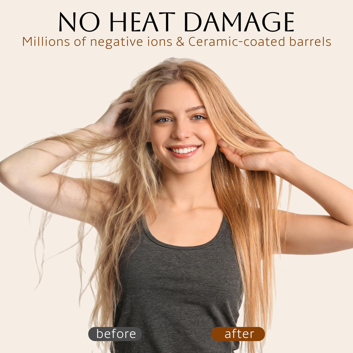 Slopehill oval brush 75mm head for longer hair volume and curl.