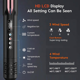 Slopehill precision heat settings tailor temperature for hair type.