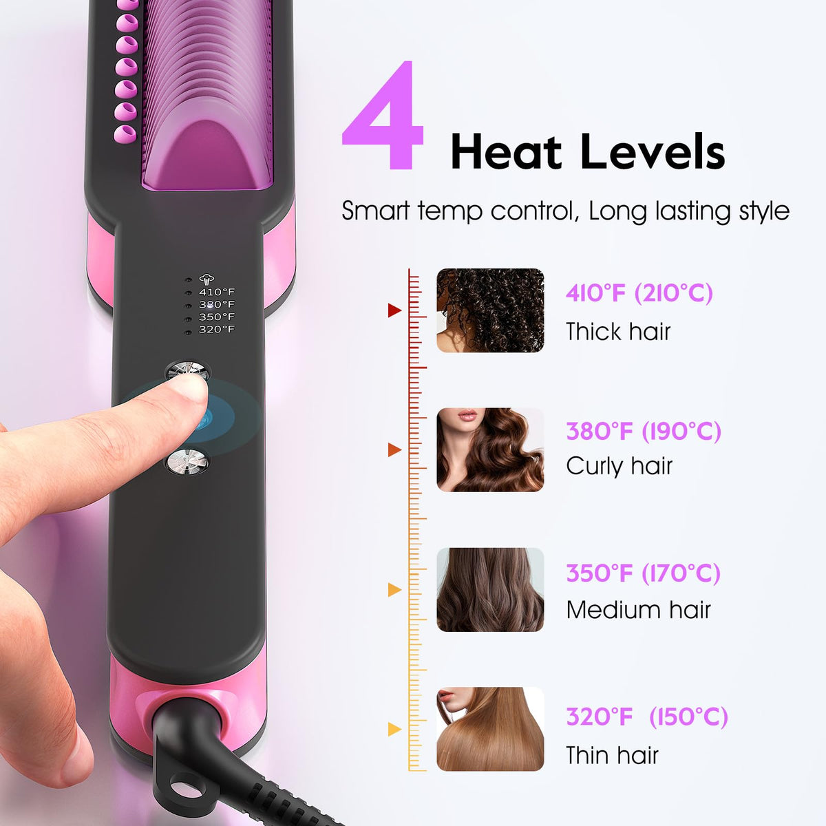 Slopehill dual voltage travel brush supports worldwide styling
