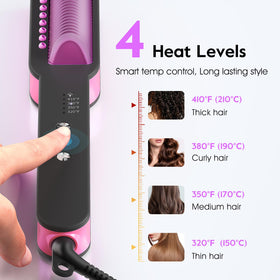 Slopehill dual voltage travel brush supports worldwide styling