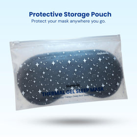 Slumbriq freezer-ready cooling offers quick refreshing relief during travel.