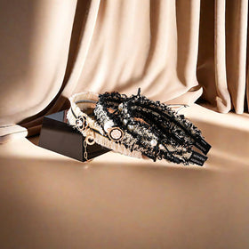 Sluxa Pearl Hairband pairs with various outfits for versatile styling