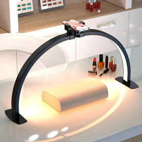 SLYFTE professional half moon light arch over nail desk for shadow-free detail