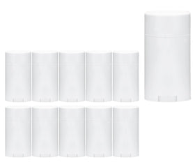 Smart Solutions 2oz white deodorant container with twist-up for smooth, mess-free application
