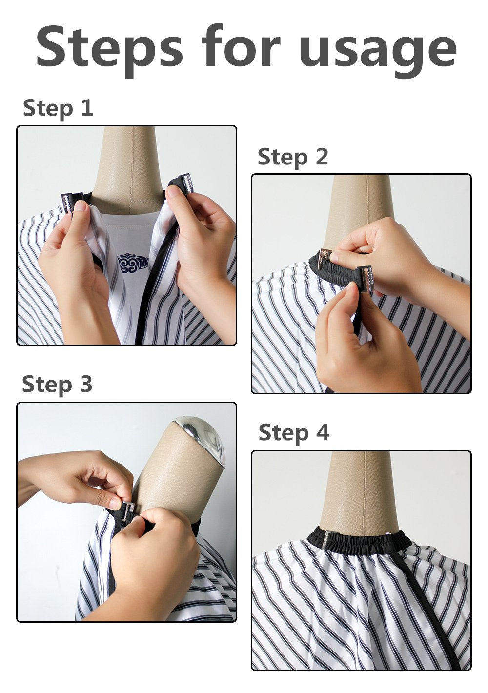 SMARTHAIR built-in loop for easy hanging and storage