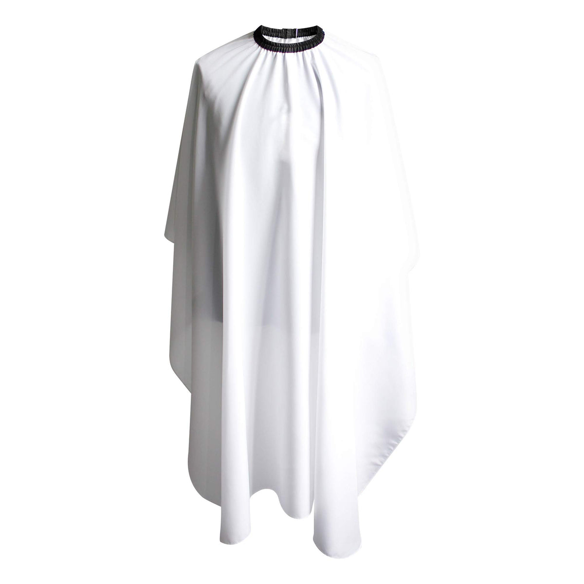 SMARTHAIR professional salon cape in white for full coverage during hair services