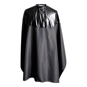 SMARTHAIR professional salon cape in black offers full coverage during hair washing