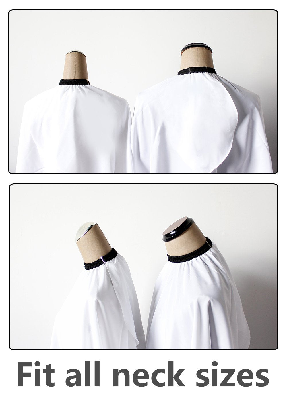 SMARTHAIR 54x62 inch cape offers ample coverage in busy salons