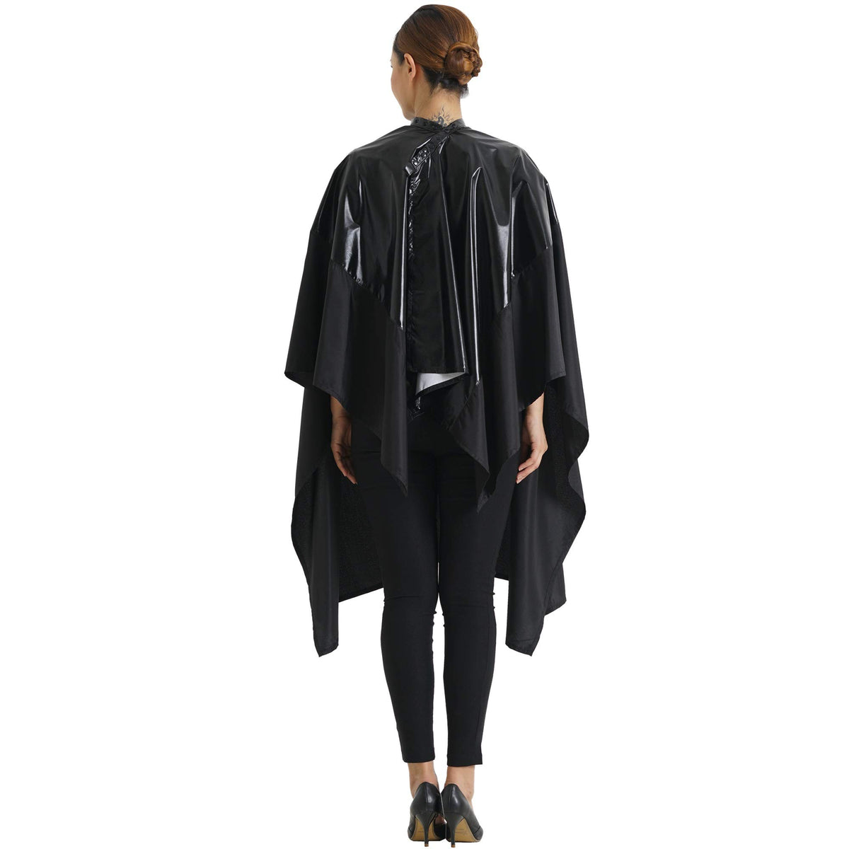 Waterproof and anti-static design protects clothing during color and chemical steps