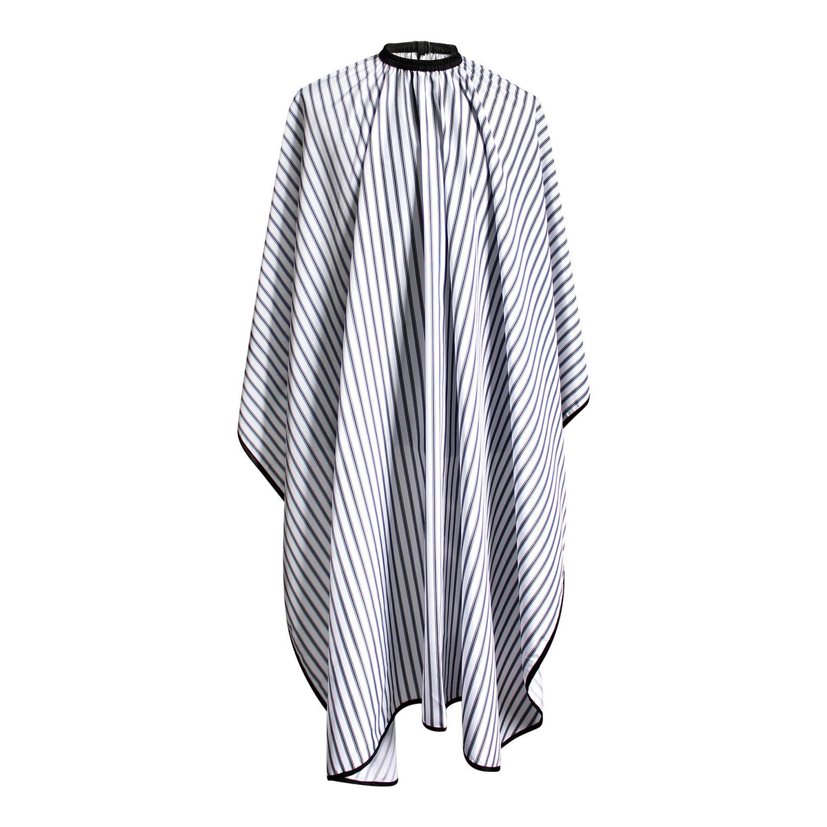 SMARTHAIR professional salon cape in black and white stripes for grooming