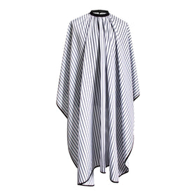 SMARTHAIR professional salon cape in black and white stripes for grooming