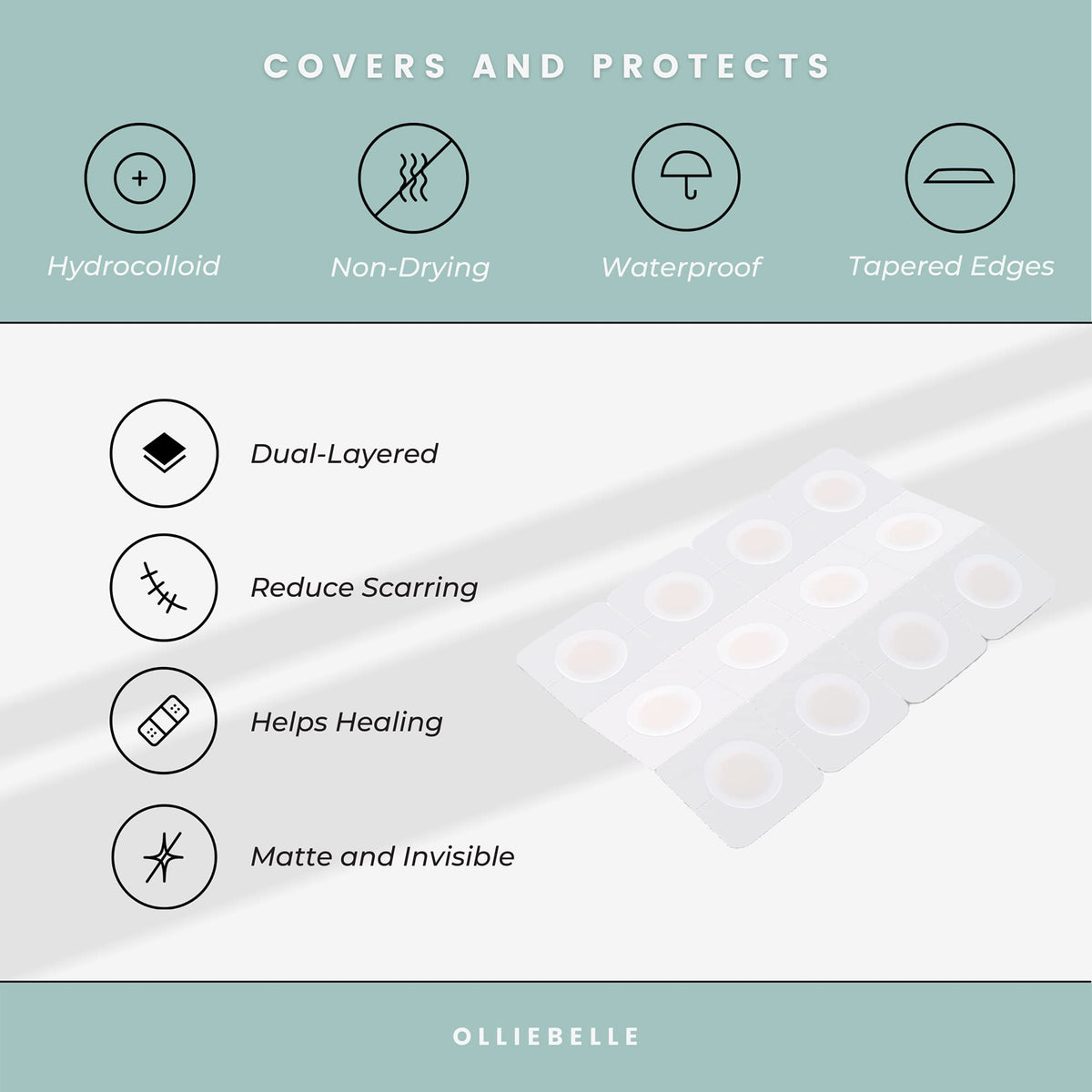 SMARTMED Cover Dot 120-dots pack offers convenient supply for ongoing use.
