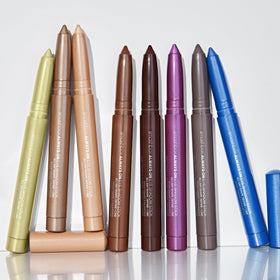 Smashbox Always On Eyeshadow Stick packaging in hand for on-the-go use