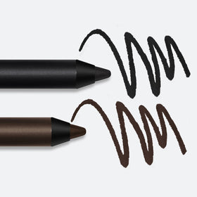 Smashbox Always On Gel Eye Liner waterproof swim test shows lasting wear.