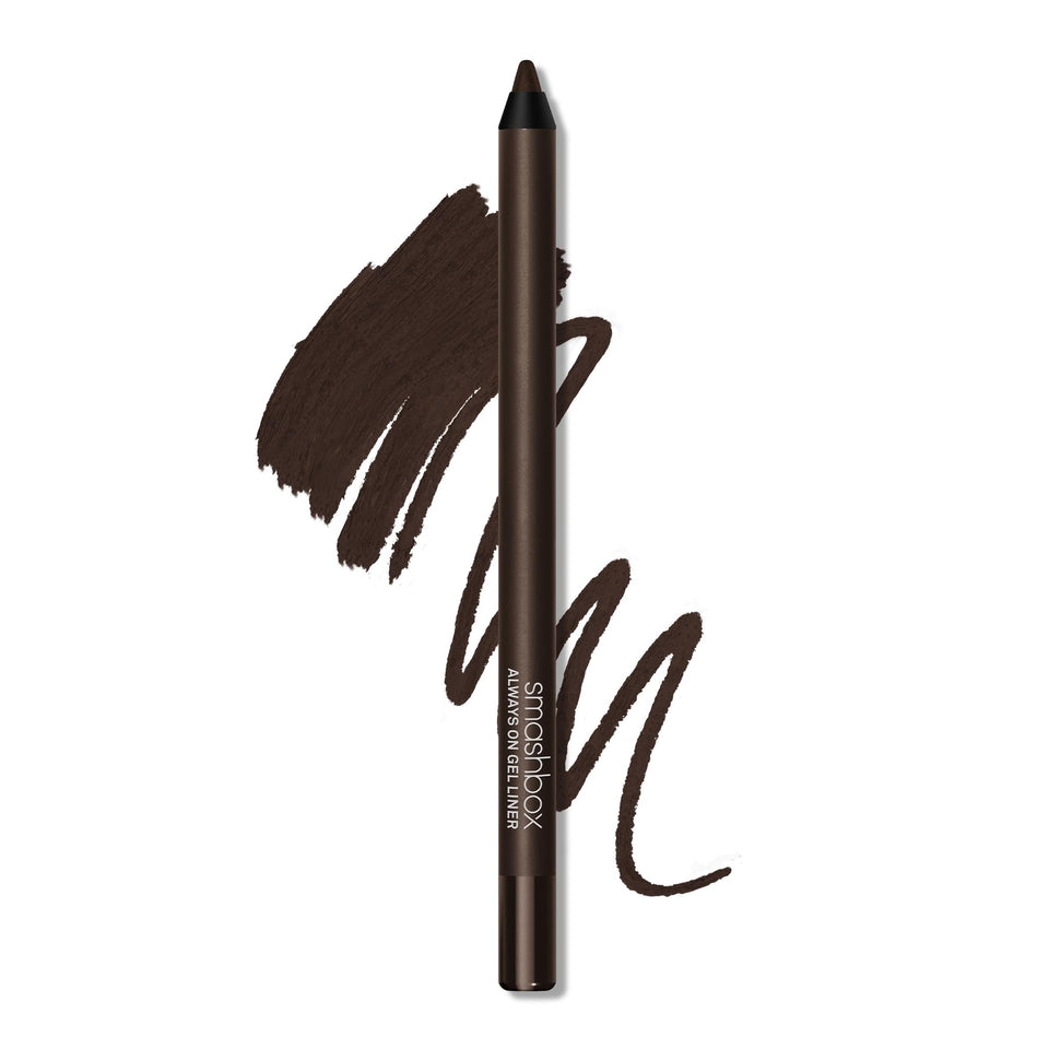 Smashbox Always On Gel Eyeliner Brewed cap closeup, precision for clean lines.