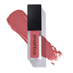 Smashbox Always On Babe Alert swatch with bold color for all-day wear.