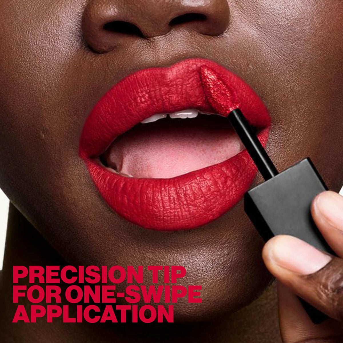 Sleek lipstick tube and cap showcase premium Smashbox Always On packaging.