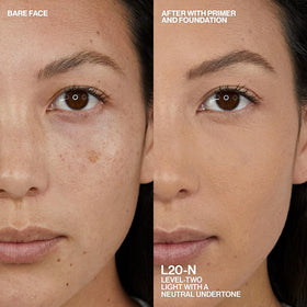 Smashbox Always On swatch reveals buildable coverage and natural finish