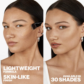 Smashbox Always On foundation contains hyaluronic acid for balanced hydration.
