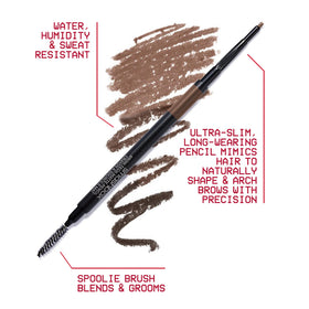Smashbox Brow Tech Matte Eyebrow Pencil applied for precise color dispersion.