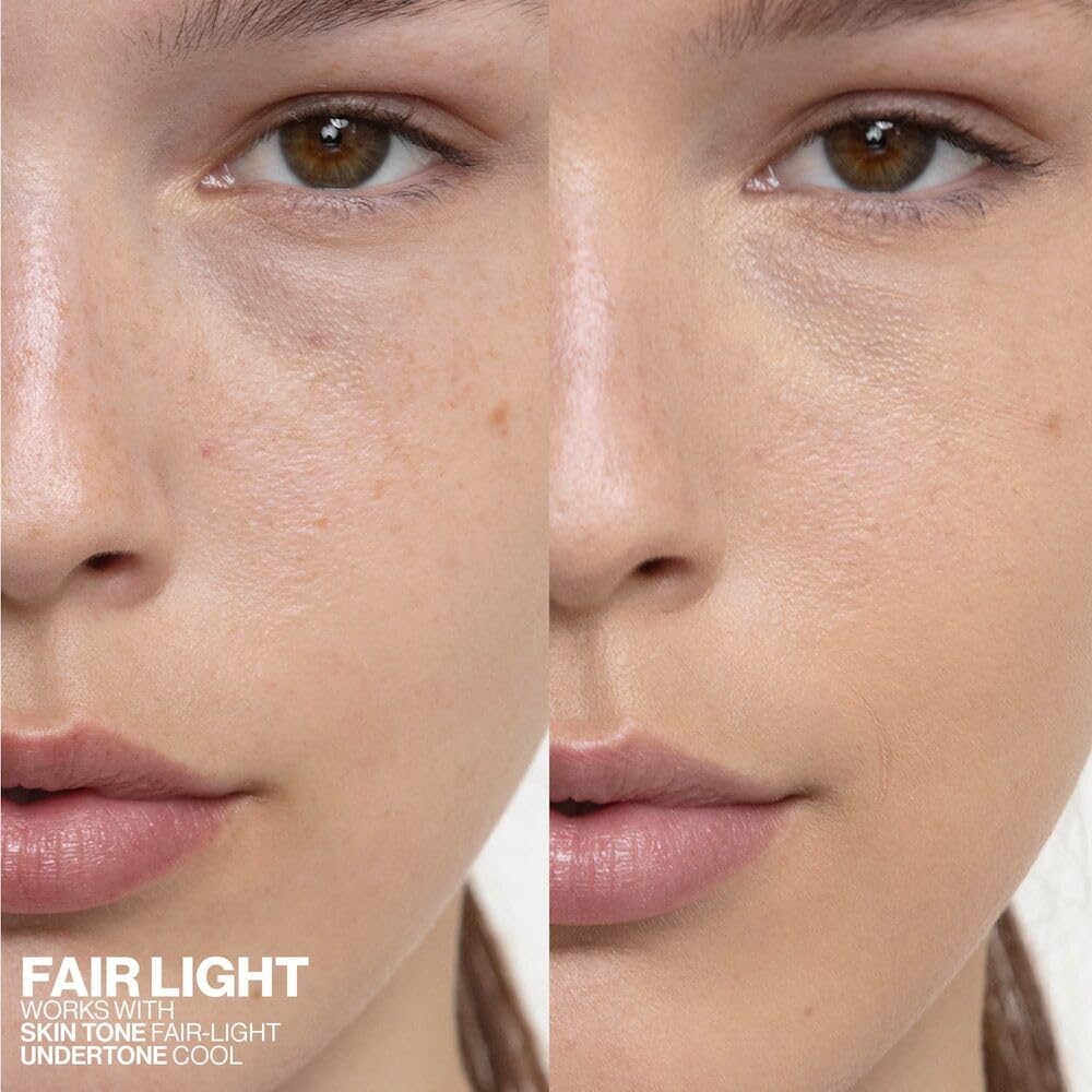 Swatches showing buildable coverage and natural glow from Smashbox Halo Glow.