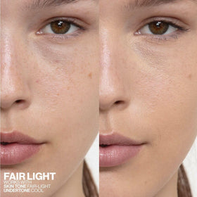 Swatches showing buildable coverage and natural glow from Smashbox Halo Glow.