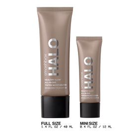 Smashbox Halo niacinamide rose extract image underlining skin balance and care.