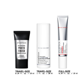 Smashbox Prime and Set kit packaging displayed for on-the-go use