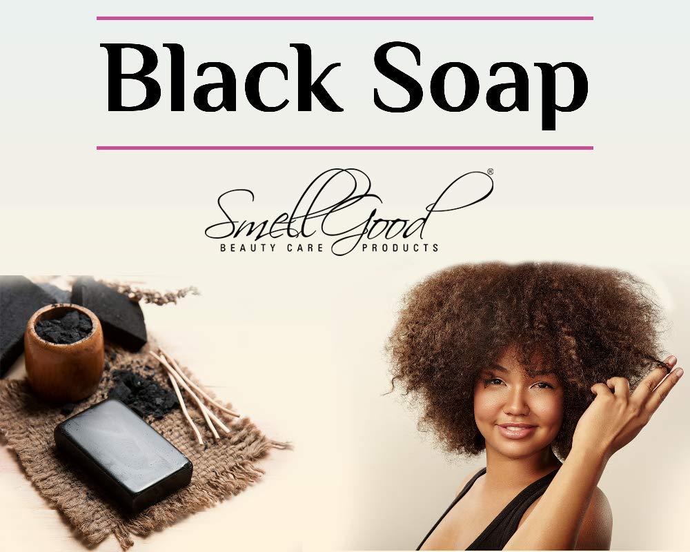 SmellGood soap in hands ready to lather for face or body cleansing