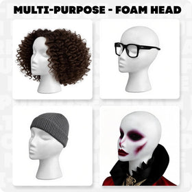 Smilco travel-friendly wig head keeps wigs secure on the move