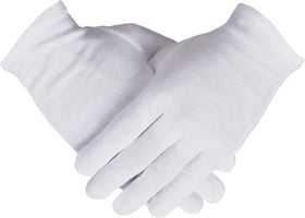 Smilco 100% cotton women's gloves pack shot in white, showing overnight use potential.