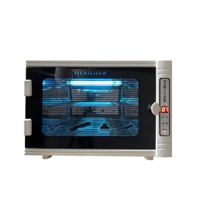 Smiledt autoclave door open showing clean, organized loading.