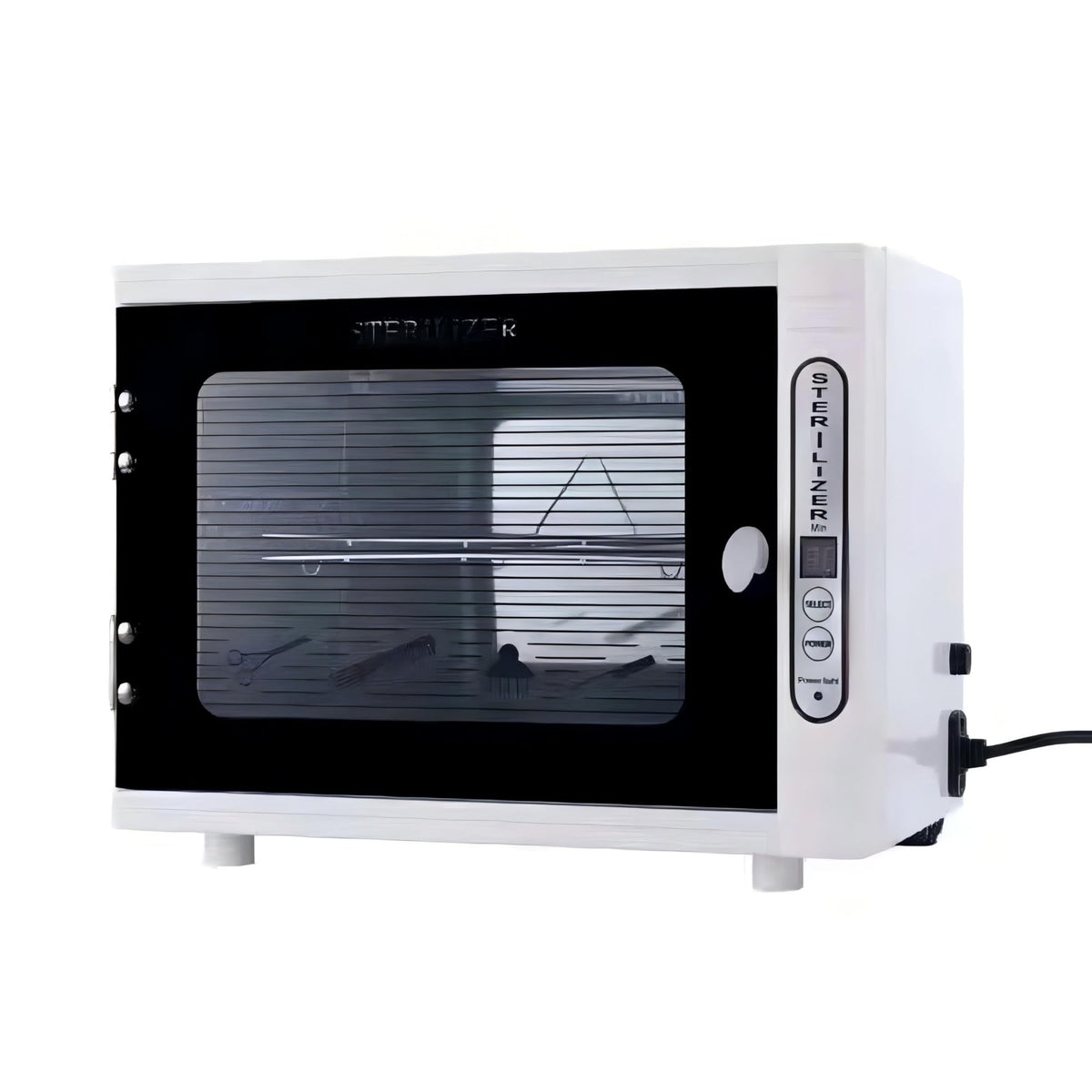 Smiledt 12L interior with stainless racks for multiple tools.