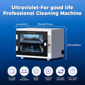 Smiledt 12L autoclave timer settings for customized cycles.