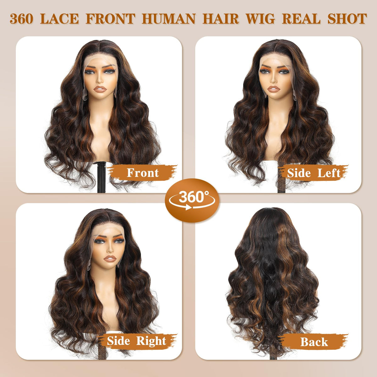 Smiles Grins 26-inch wig for dramatic length and seamless balayage