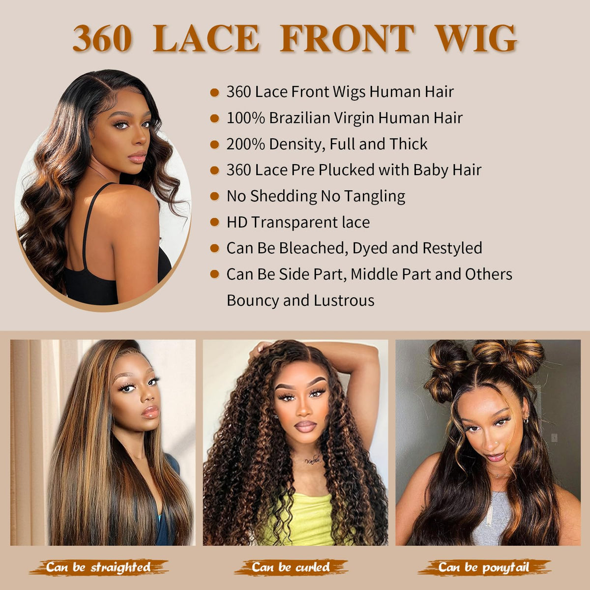 Smiles Grins lace front wig shows natural hairline and seamless blend