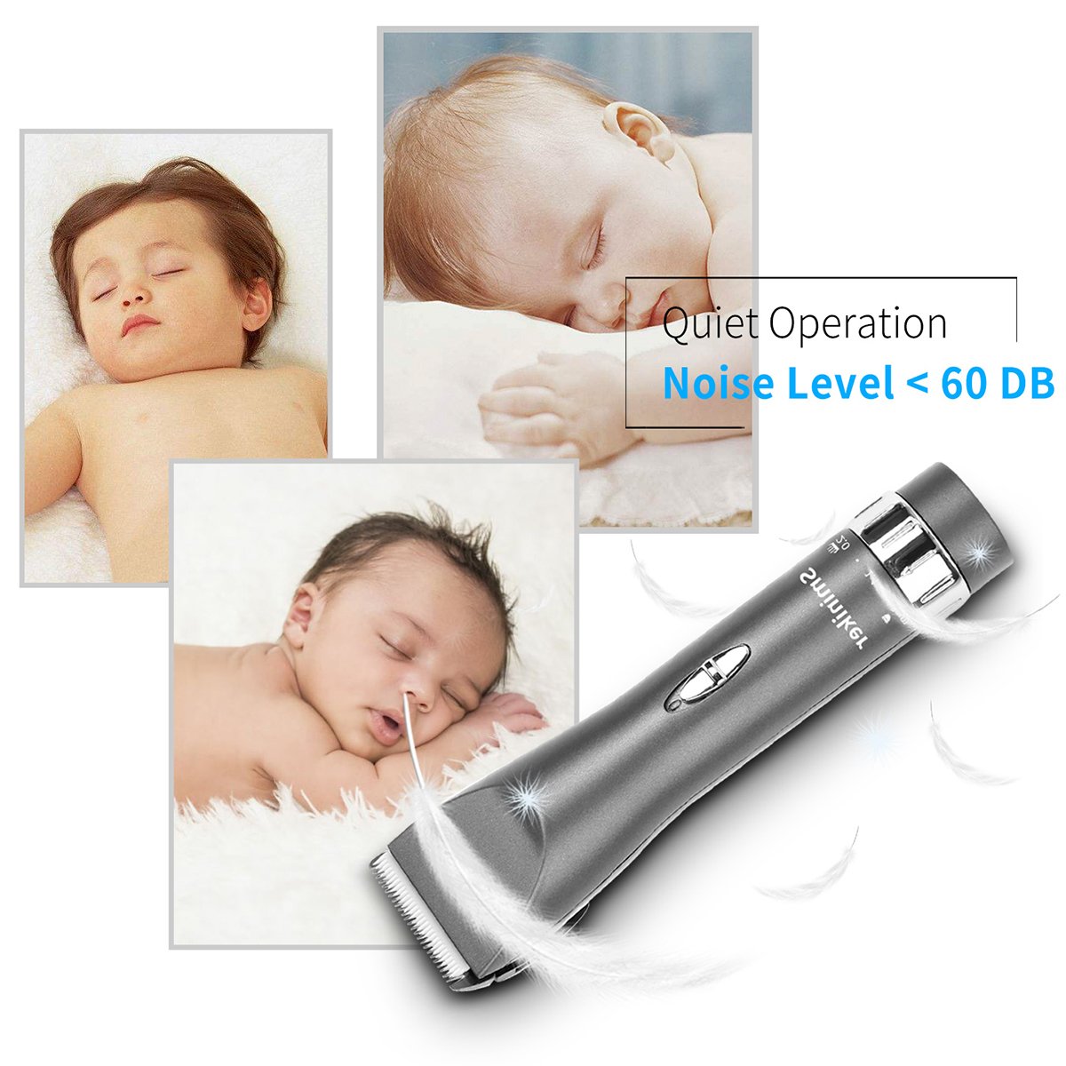 Sminiker ergonomic cordless clipper body fits comfortably in your hand.
