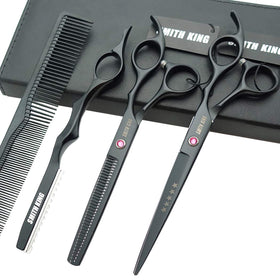 Smithking thinning scissors blade close-up for precise, smooth thinning