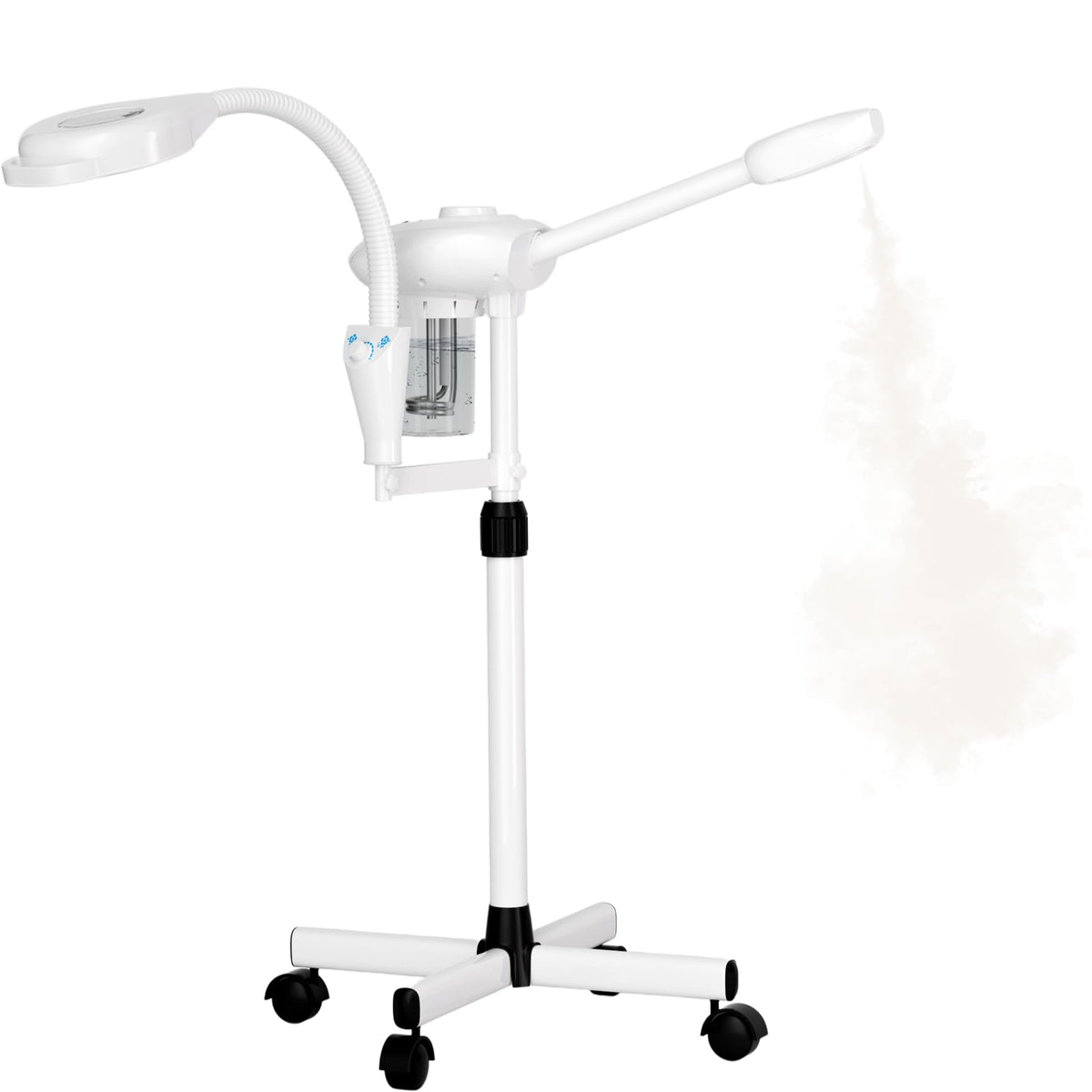 Smldsibe professional facial steamer with magnifying lamp for precise skin care at home.
